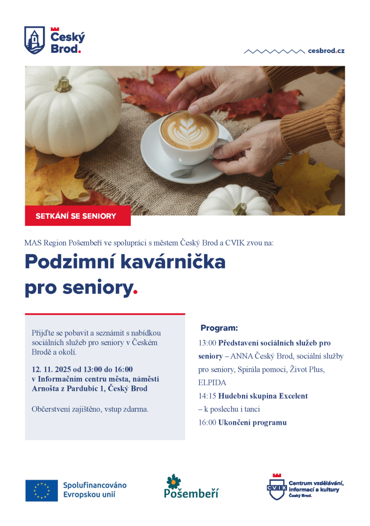 Podzimní kavárnička pro seniory