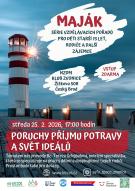Pozvánka na setkání na téma „Poruchy příjmu potravy a svět ideálů“.  1